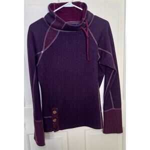 Prana Wool-blend Fleece Lined Pullover Sweater, Size S